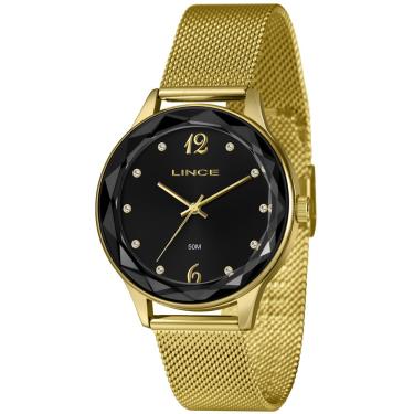 Imagem de Relógio Lince Feminino Ref: Lrg4826l40 P2kx Casual Mesh Dourado