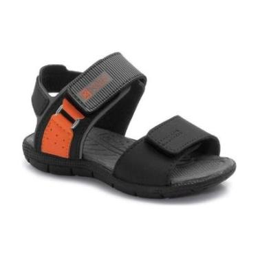 Imagem de Sandália Papete Infantil Klin Tic Tac Preto/Grafite 171.189-Masculino
