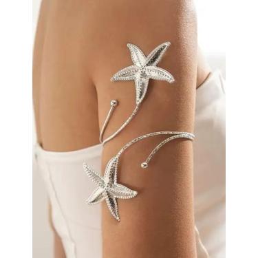 Imagem de Bracelete de Braço Estrela do Mar Acessório de Verão Feminino - Deusa 