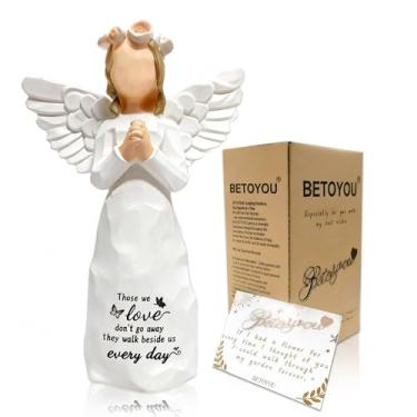 Imagem de BETOYOU Sympathy Gifts for Loss of Loved One, 5.12" Angel Sympathy Gift, Memorial Gift for Loss of Dad Mom Grandmother, Angel Figurine for Bereavement Remembrance Grief