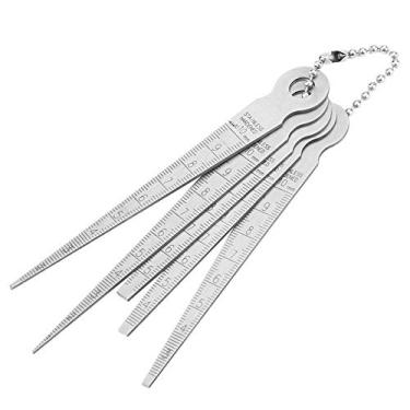 Imagem de Conjunto de Ferramentas de Inspeção de Furo, Réguas de Calibre de Solda de Aço Inoxidável 10mm para Medições de Precisão