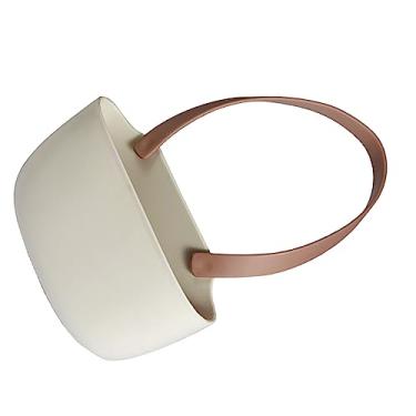 Imagem de Cesta de Suporte de Esponja de Pia Suspensa, Rack de Drenagem Com Grande Capacidade e Pia Flexível de Pia de Suspensão, para Armazenamento de Pia de Cozinha e Banheiro (Marrom)