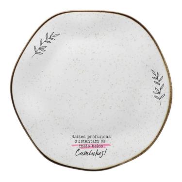 Imagem de Prato Raso Em Porcelana Ryo Caminhos 27cm Oxford - Exclusivo