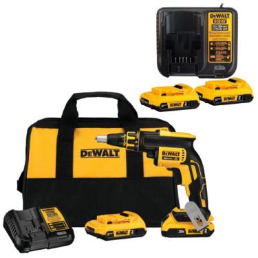 Imagem de Kit Parafusadeira Drywall 20V Brushless com 4 Bas 2Ah Carregador Bolsa