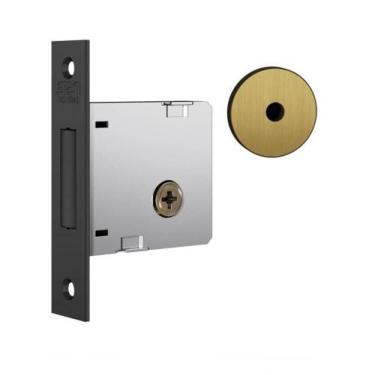 Imagem de Fechadura Auxiliar Tetra 1004 Porta Externa Oxidado - STAM