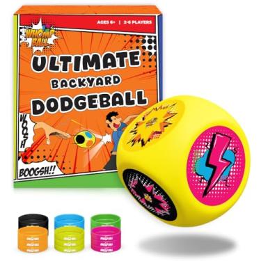 Imagem de Swooc Games® - Whomp Ball™ - Ultimate Backyard Dodgeball - Soft Foam Dice - Yard Games, PE Equipment & Team Building - Outdoor Playground Equipment Dodge Balls - Physical Education for Kids & Adults