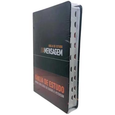 Imagem de Bíblia De Estudo Mensagem Com Notas E Reflexões Lançamento - Vida