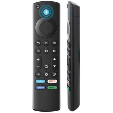 Imagem de Controle remoto de voz para TVs Toshiba com substituição remota Fire TV – Compatível com Smart TVs (Insignia, Omni, Pioneer), TV Sticks (HD, 4K, 4K Max, Lite) e Cubos de TV.