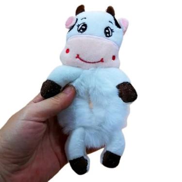 Imagem de Laço de Cabelo Infantil de Pelúcia – Elástico Macio com Personagens Panda, Coelho, Sapo, Vaquinha, Urso e Pato, 1 ou 3 Unidades(sapo verde)