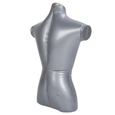 Imagem de Naroote Modelo Masculino Manequins Infláveis ​​da Parte Superior do Corpo Rack de Exibição de Janela, Torso de Manequim de Roupas da Moda para Vendas de maiô,