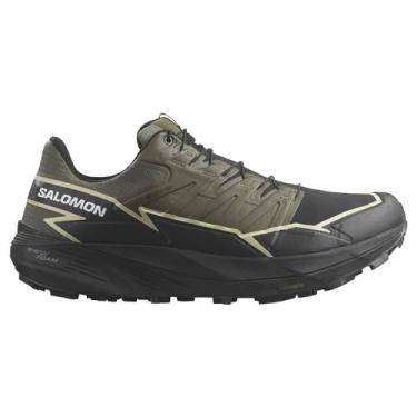 Imagem de Salomon Thundercross Gore-tex Tênis masculino, Olive Night/preto/alfafa, 43