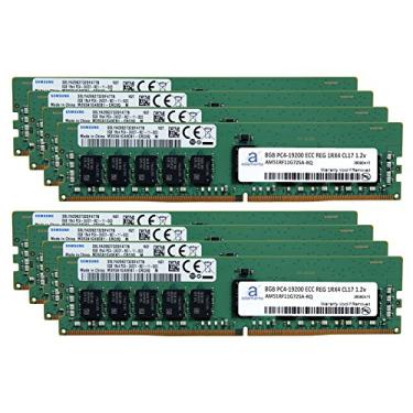 Imagem de Original de fábrica 64 GB (8 x 8 GB) compatível com servidores HP Proliant DDR4 2400MHZ PC4-19200 ECC Chip registrado RDIMM 1Rx4 CL17 1.2v Atualização RAM de servidor Adamanta