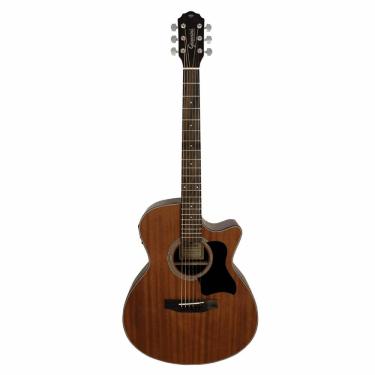 Imagem de Violao Giannini Ggc Plus Ceq Ws Aco Eletroacustico Grand Concert Cutaway Ws
