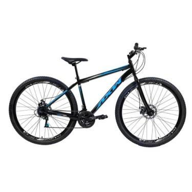 Imagem de Kit bicicleta desmontado aro 29 quadro aço carbono 21v freios a disco 