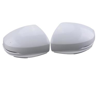 Imagem de Capa de espelho retrovisor lateral com orifício de lâmpada de sinalização adequada para Jazz 2014 2015 2016 2017 2018 acessórios de carro capa traseira externa (1 par)