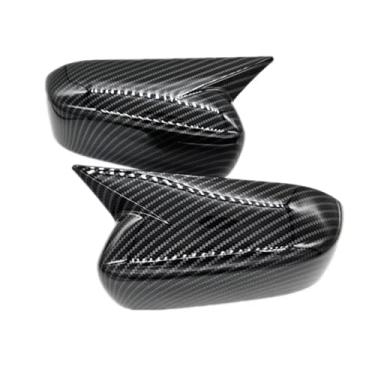 Imagem de Capas de asa para Accord 7Th 2003 2004 2005 2006 2007 capa de espelho lateral retrovisor de carro tampa de asa capa de porta guarnição abs fibra de carbono exterior capa retrovisor