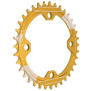 Imagem de Roda de Corrente de Liga de Alumínio Resistente Ao Desgaste de Alta Precisão Força de Mordida Forte Superfície Leve Anodizada 36T Roda Dentada de Mountain Bike para Bicicleta