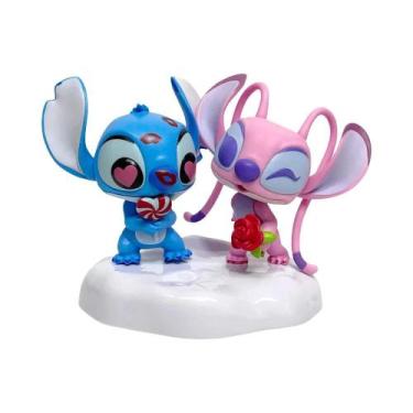 Imagem de Figuras De Ação Disney Lilo & Stitch, Stitch E Angel, Modelo De Estátu