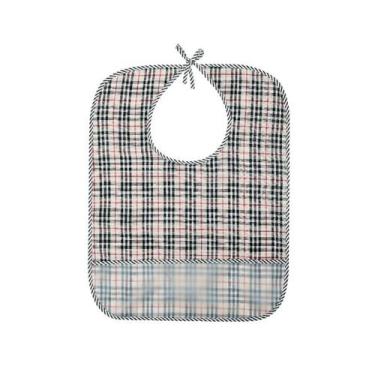 Imagem de Babador Adulto Geriátrico Reutilizável Cuidado Diário Listra