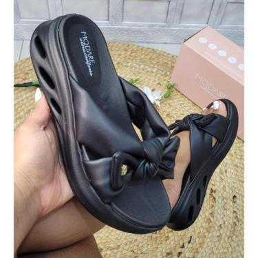 Imagem de Sandália Modare Ultra Conforto com Laço Estilo e Maciez para o Dia Tod