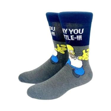 Imagem de Meias De Skate Unissex De Algodão Com Estampa De Anime Harajuku, Meias