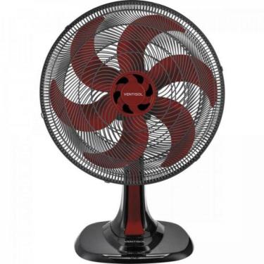 Imagem de Ventilador De Mesa 40cm 127v Turbo6 Vermelho Ventisol