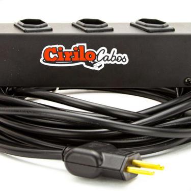 Imagem de Extensão Cabo Pp 3x1,50 De 4 Tomadas 10a - 4 Metros