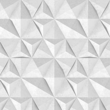 Imagem de Papel De Parede 3D Losango Pirâmide Autocolante Decorativo