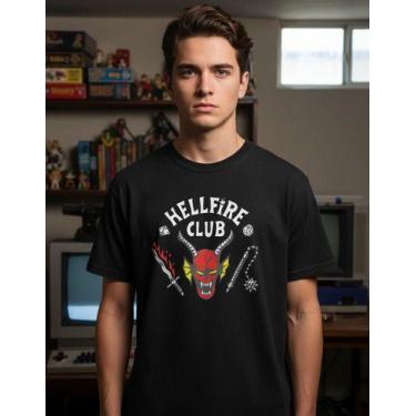 Imagem de Camiseta Stranger Things Hell Fire Club Color - - Missionario S Store,