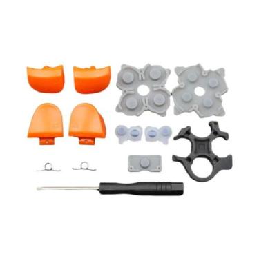 Imagem de Conjunto Completo De Controle PS5: Botões L1 R1 L2 R2 ABXY, Joysticks,