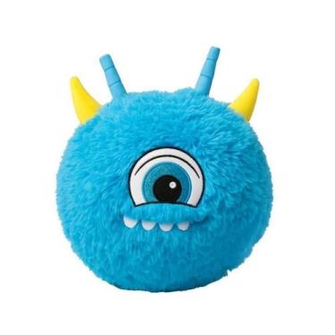 Imagem de Bola Inflável Pelúcia Azul Acompanha Bomba Para Encher - Unitoys