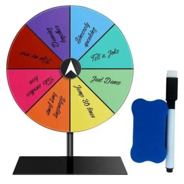 Imagem de Conjunto De Roda Da Fortuna Com Caneta Apagável Para Atividades Promoc