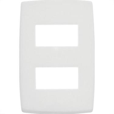 Imagem de Espelho Placa Pial Plus 4X2 2Mod Paral 618506