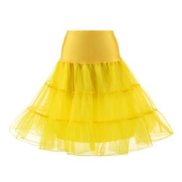 Imagem de Anagua Saiote Amei Tule Tutu Armação Amei Elástico Vestido Anos 60, Am