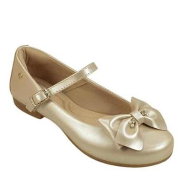 Imagem de SAPATILHA INFANTIL PAMPILI ANGEL FIVELA COM LAÇO STRASS NUDE-Feminino