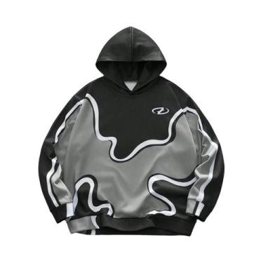 Imagem de Moletom Masculino Casual Com Capuz Estampa 3D Macia Primavera Outono 2