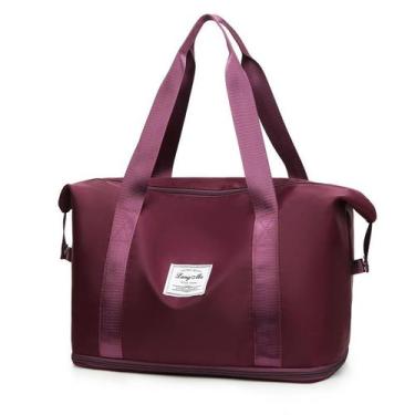 Imagem de Bolsa de viagem à prova dágua com grande capacidade - Nehc, Roxo