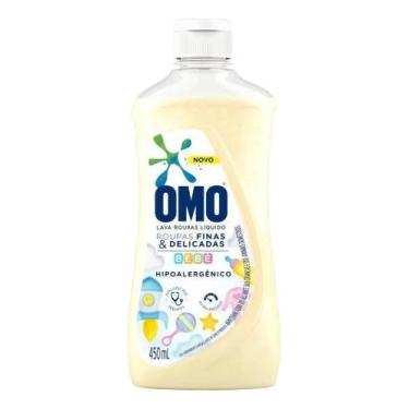 Imagem de Sabão Líquido Omo Roupas Finas E Delicadas Bebê Frasco 450 Ml