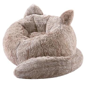 Imagem de Achicsofar Puff para adultos e adolescentes, cadeira gigante de pele sintética, pufe com enchimento, pelúcia fofa em forma de gato, sofá confortável para jogos, leitura na sala de estar, quarto