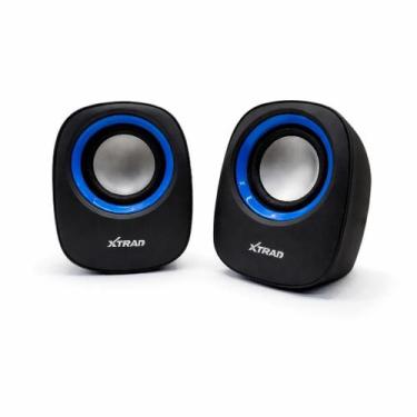 Imagem de Caixa de Som Estéril 2.0 para Computador PC / Notebook USB - XTRAD, Pr