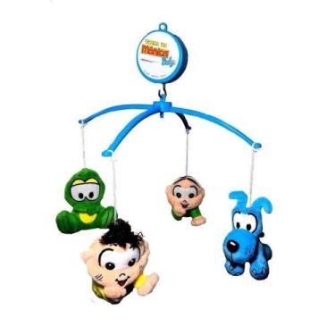 Imagem de Móbile Giratório Musical Turma Da Mônica Baby Cebolinha Cascão - Kitst