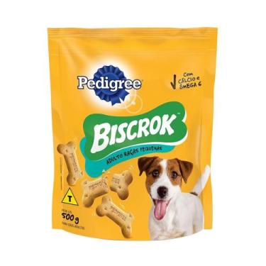 Imagem de Biscoito Pedigree Biscrok Adulto para Cães Raça Pequena 500g