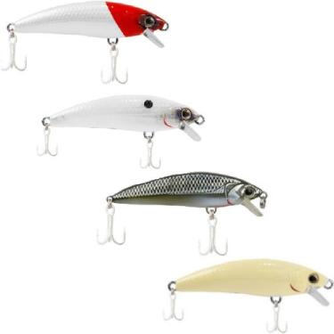 Imagem de Kit 4 Isca Inna 70 Artificial meia água Marine Sports 7cm, 14, 104, 11