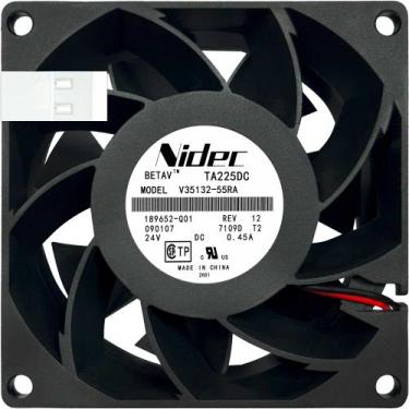 Imagem de Cooler V35132-55RA 24V 10.8W 0.45A 2L 2P 80X80X38MM Original - Nidec