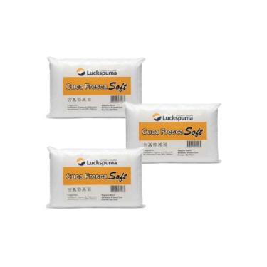 Imagem de Kit De 3 Travesseiros Luck Cuca Fresca Soft 60x40x12cm  Conforto E Des