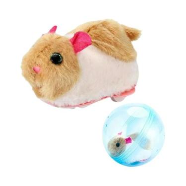 Imagem de Bola Elétrica Rolante para Hamster - Brinquedo de Exercício Transparen