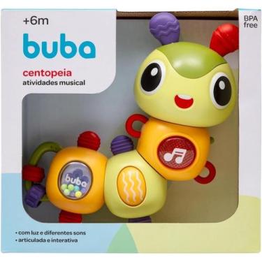 Imagem de Brinquedo Centopeia Atividades Musical Buba - 17002