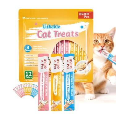 Imagem de Petiscos para Gatos IFELLO PET de Frango de Verdade com Alta Umidade, 