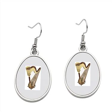 Imagem de Brinco de harpa – Brincos pendentes para meninas – Presente de festa de aniversário dos namorados