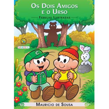 Imagem de Livro - Fábulas Ilustradas - Turma da Mônica: os Dois Amigos e o Urso - Mauricio de Sousa